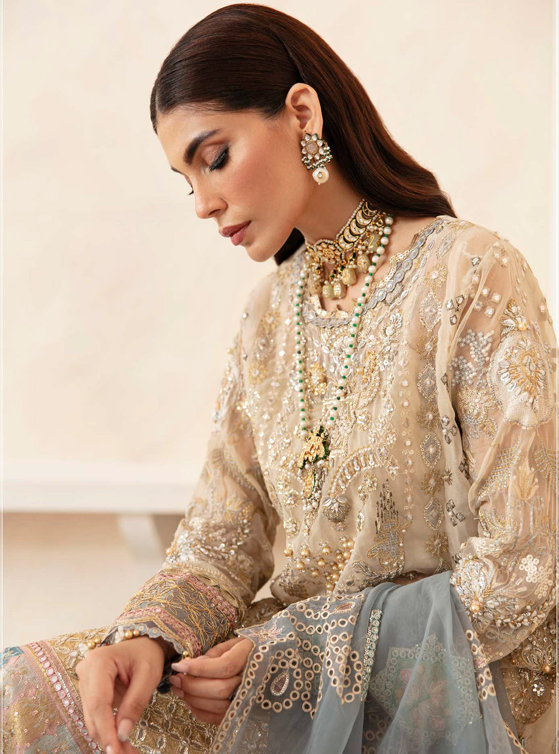 D#02 Elaf Celebration Luxury Handwork Emb Collection 923 D#02 Elaf Celebration Luxury Handwork Emb Collection 923