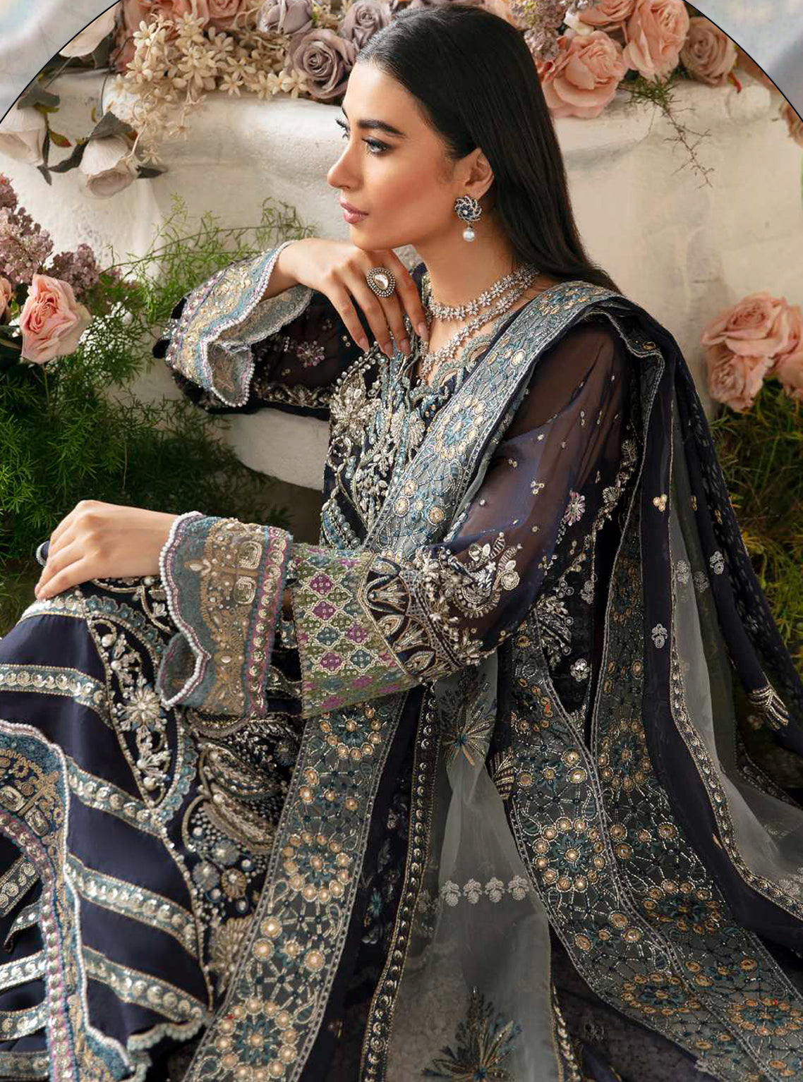D#03 Elaf Celebration Luxury Handwork Emb Collection 923 D#03 Elaf Celebration Luxury Handwork Emb Collection 923