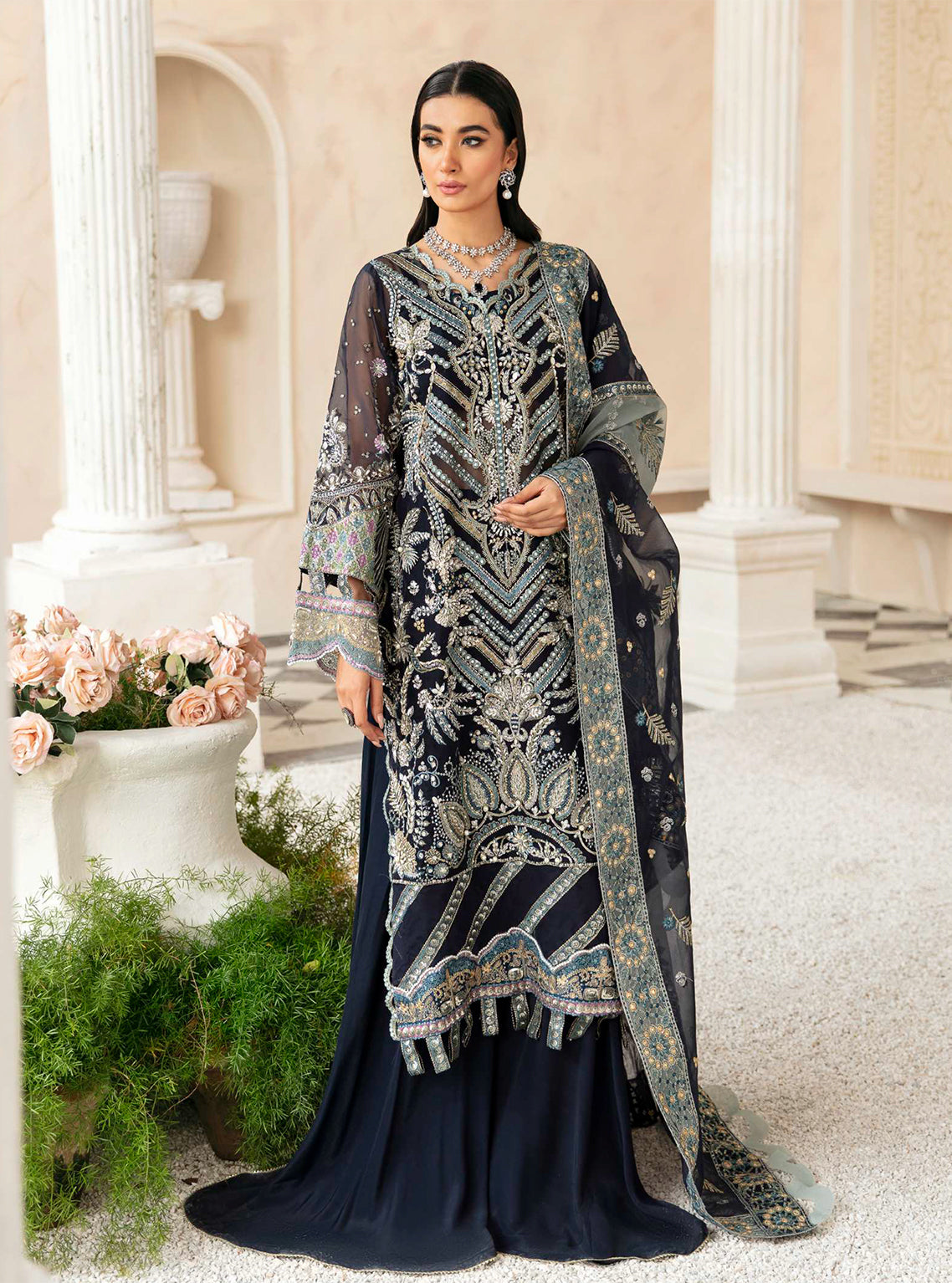 D#03 Elaf Celebration Luxury Handwork Emb Collection 923 D#03 Elaf Celebration Luxury Handwork Emb Collection 923