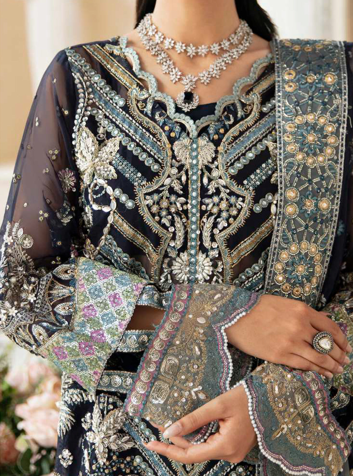 D#03 Elaf Celebration Luxury Handwork Emb Collection 923 D#03 Elaf Celebration Luxury Handwork Emb Collection 923