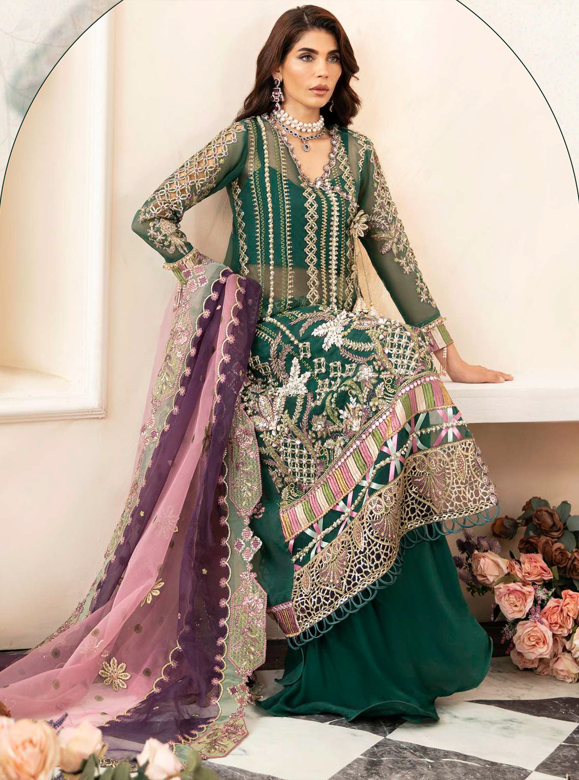 D#07 Elaf Celebration Luxury Handwork Emb Collection 923 D#07 Elaf Celebration Luxury Handwork Emb Collection 923