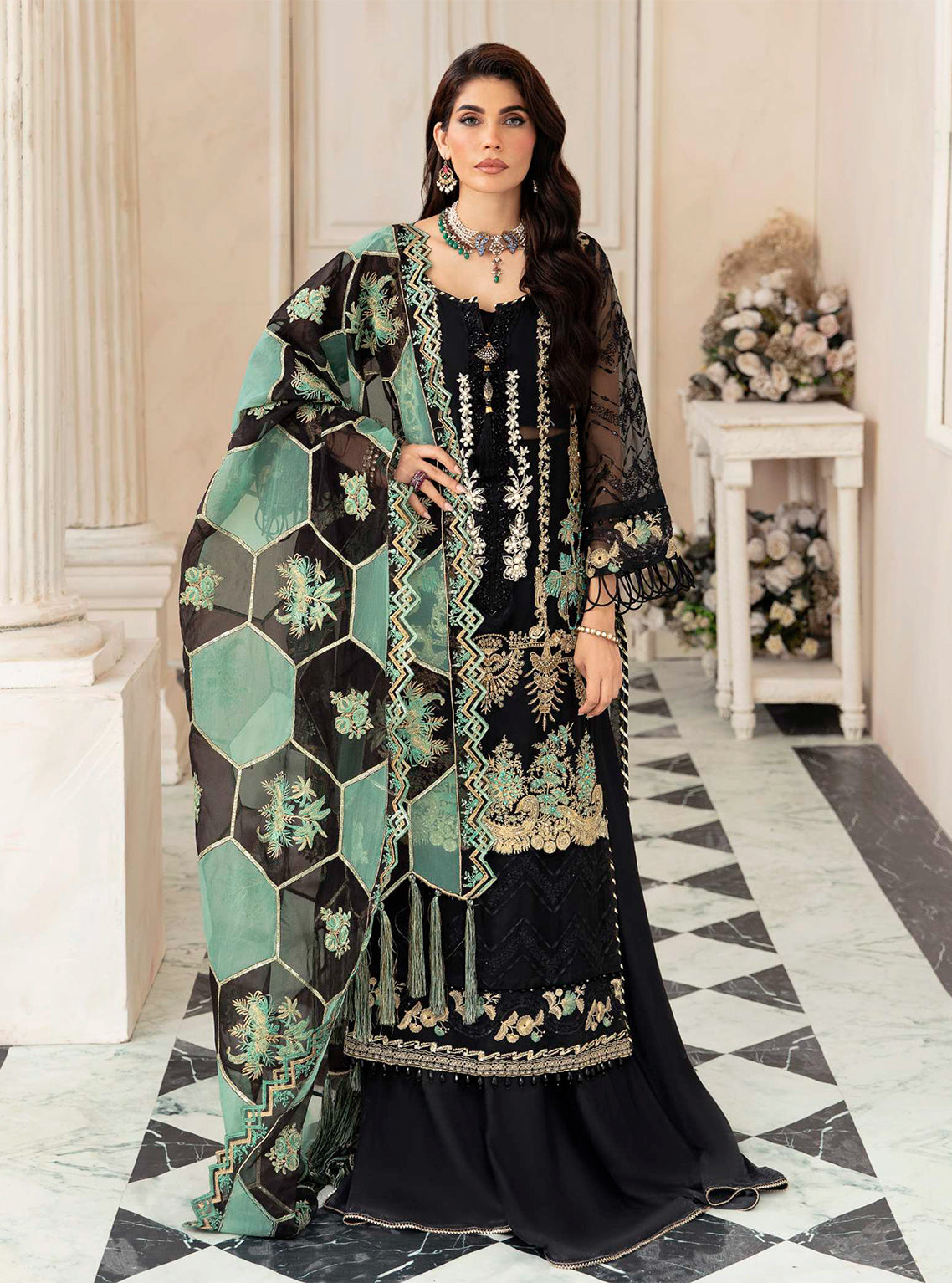 D#08 Elaf Celebration Luxury Handwork Emb Collection 923 D#08 Elaf Celebration Luxury Handwork Emb Collection 923