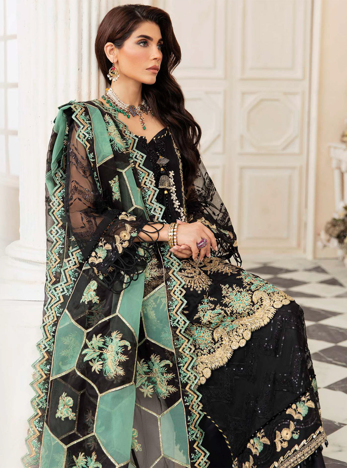 D#08 Elaf Celebration Luxury Handwork Emb Collection 923 D#08 Elaf Celebration Luxury Handwork Emb Collection 923