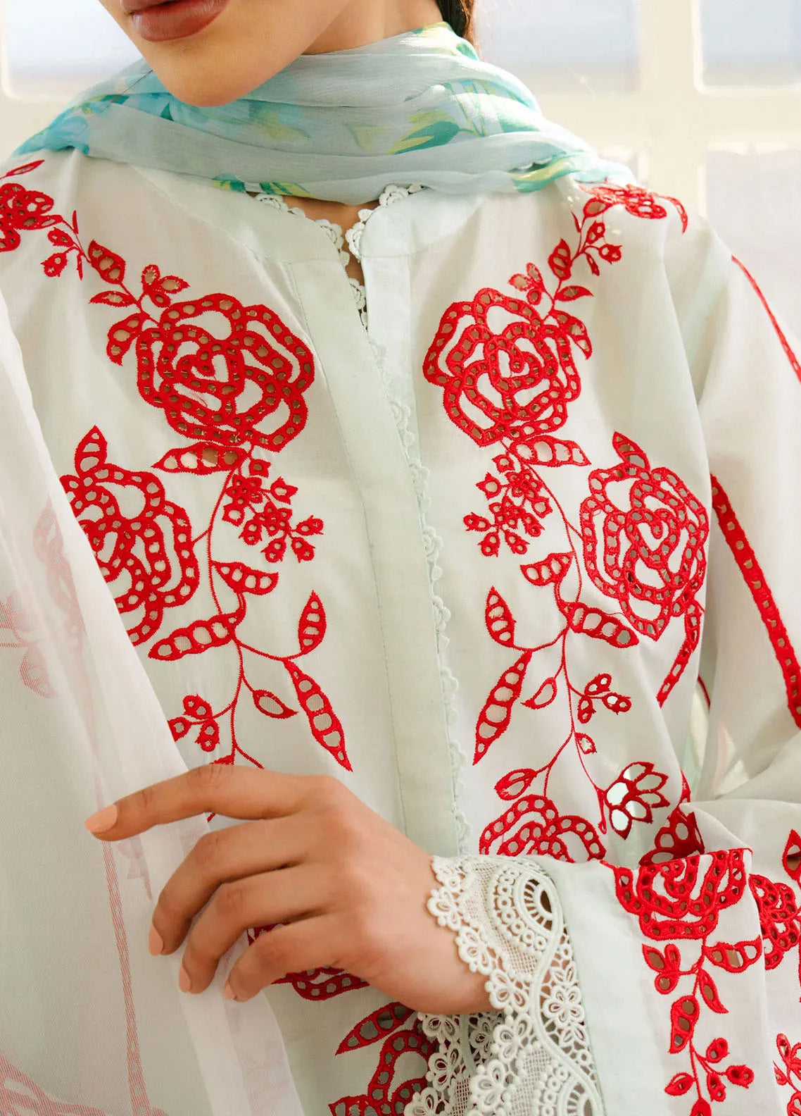 Coco By Zara Shahjahan Embroidered Lawn Suits Unstitched 3 Piece - CZS25L 7A ECLAT Coco By Zara Shahjahan Embroidered Lawn Suits Unstitched 3 Piece - CZS25L 7A ECLAT