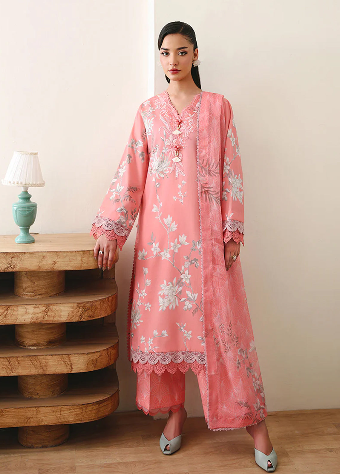 Eclat Garden By Roheenaz Embroidered Lawn 3 Piece Unstitched Suit RNZ26EGV4 D-AZALEA GRACE Eclat Garden By Roheenaz Embroidered Lawn 3 Piece Unstitched Suit RNZ26EGV4 D-AZALEA GRACE