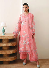Eclat Garden By Roheenaz Embroidered Lawn 3 Piece Unstitched Suit RNZ26EGV4 D-AZALEA GRACE