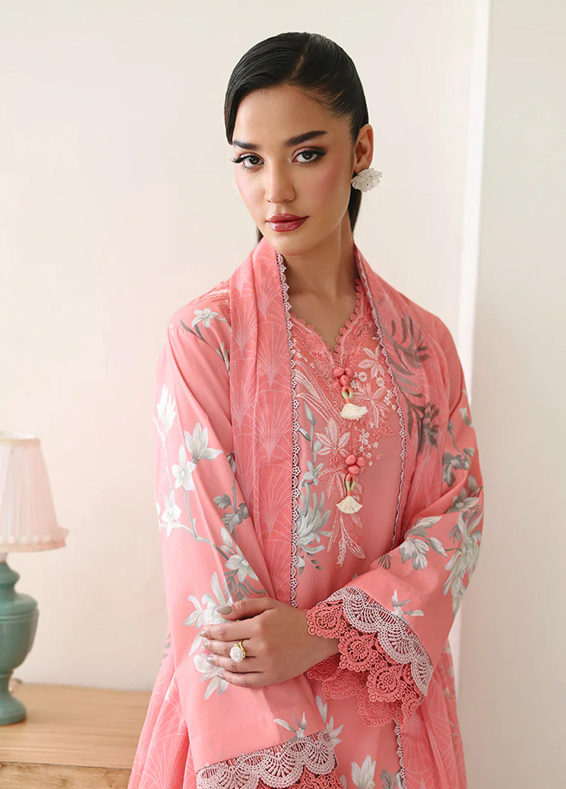 Eclat Garden By Roheenaz Embroidered Lawn 3 Piece Unstitched Suit RNZ26EGV4 D-AZALEA GRACE Eclat Garden By Roheenaz Embroidered Lawn 3 Piece Unstitched Suit RNZ26EGV4 D-AZALEA GRACE