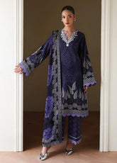 Eclat Garden By Roheenaz Embroidered Lawn 3 Piece Unstitched Suit RNZ26EGV4 D-ORCHID GARDEN
