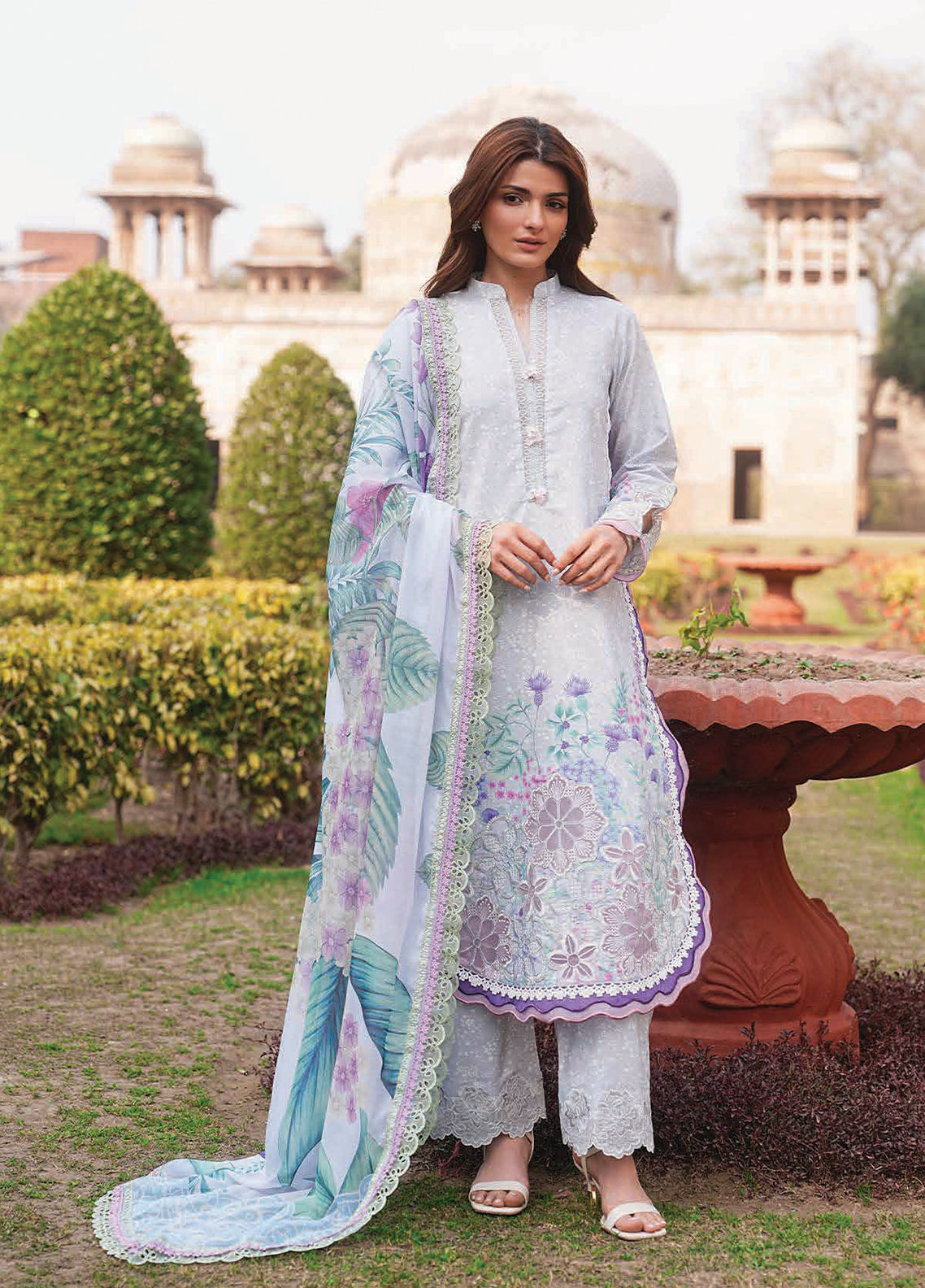 Eid Luxe By Zarqash Luxury Embroidered Lawn 3 Piece Unstitched Suit ZQ26ELL D-ZQ-03 Eid Luxe By Zarqash Luxury Embroidered Lawn 3 Piece Unstitched Suit ZQ26ELL D-ZQ-03