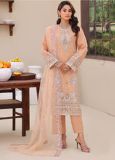 Ek Din By Schick Luxury Formals Embroidered Organza 3 Piece Stitched Suit SDH26EDLFE D-01