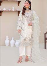 Ek Din By Schick Luxury Formals Embroidered Organza 3 Piece Stitched Suit SDH26EDLFE D-03
