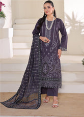 Ek Sunehri Shaam By Schick Embroidered Lawn 3 Piece Unstitched Suit SDH26ESS D-FED-01