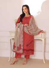 Ek Sunehri Shaam By Schick Embroidered Lawn 3 Piece Unstitched Suit SDH26ESS D-FED-03