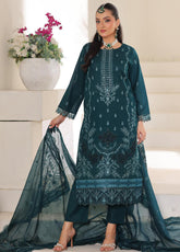 Ek Sunehri Shaam By Schick Embroidered Lawn 3 Piece Unstitched Suit SDH26ESS D-FED-04