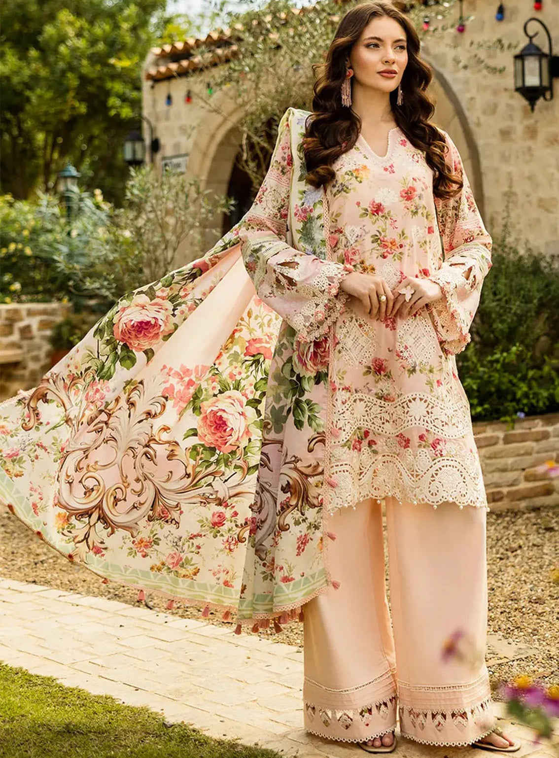 Elaf Embroidered Chikankari Lawn Suits Unstitched 3 Piece - EF25CL ELK-04B TRUE LOVE Elaf Embroidered Chikankari Lawn Suits Unstitched 3 Piece - EF25CL ELK-04B TRUE LOVE