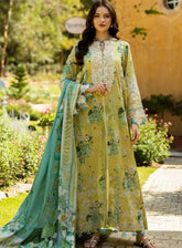 Elaf Embroidered Chikankari Lawn Suits Unstitched 3 Piece - EF25CL ELK-07A ALLURE