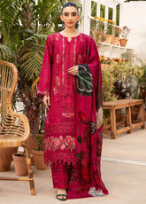 Elaf Embroidered Lawn Suits Unstitched 3 Piece - EF25LL ELM-10 GULNAR