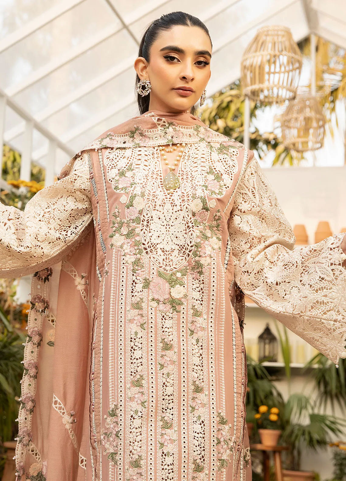 Elaf Embroidered Lawn Suits Unstitched 3 Piece - EF25LL ELM-12 SHAHANA Elaf Embroidered Lawn Suits Unstitched 3 Piece - EF25LL ELM-12 SHAHANA