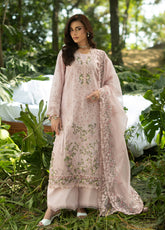Elaf Premium Luxury Lawn 3 Piece Unstitched Suit EF26LLV2 D-ELQ-1B LOVE ESCAPE