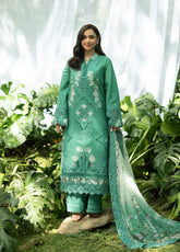 Elaf Premium Luxury Lawn 3 Piece Unstitched Suit EF26LLV2 D-ELQ-2A LOVER'S EDEN