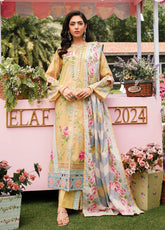 Elaf Printed Lawn Suits Unstitched 3 Piece - EL24PL EEP-03A CITRUS SQUAD