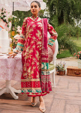 Elaf Printed Lawn Suits Unstitched 3 Piece - EL24PL EEP-04A FLORES DE AMOR