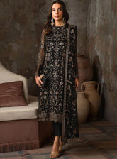 Emirah by Zarif Embroidered Chiffon Suits Unstitched 3 Piece - ZF24EF ZEF 05 HOOR