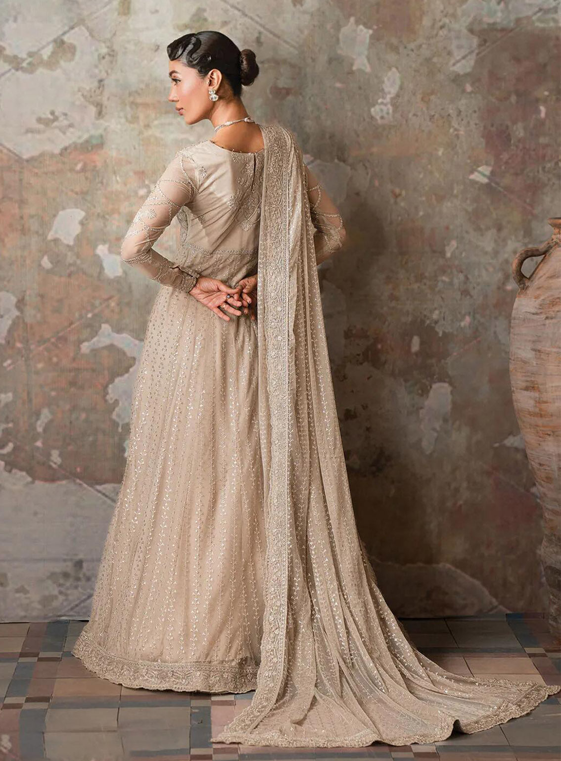 Emirah by Zarif Embroidered Net Suits Unstitched 3 Piece - ZF24EF ZEF 02 BREEZE Emirah by Zarif Embroidered Net Suits Unstitched 3 Piece - ZF24EF ZEF 02 BREEZE