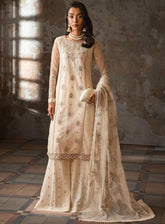 Emirah by Zarif Embroidered Net Suits Unstitched 3 Piece - ZF24EF ZEF 06 MEERA