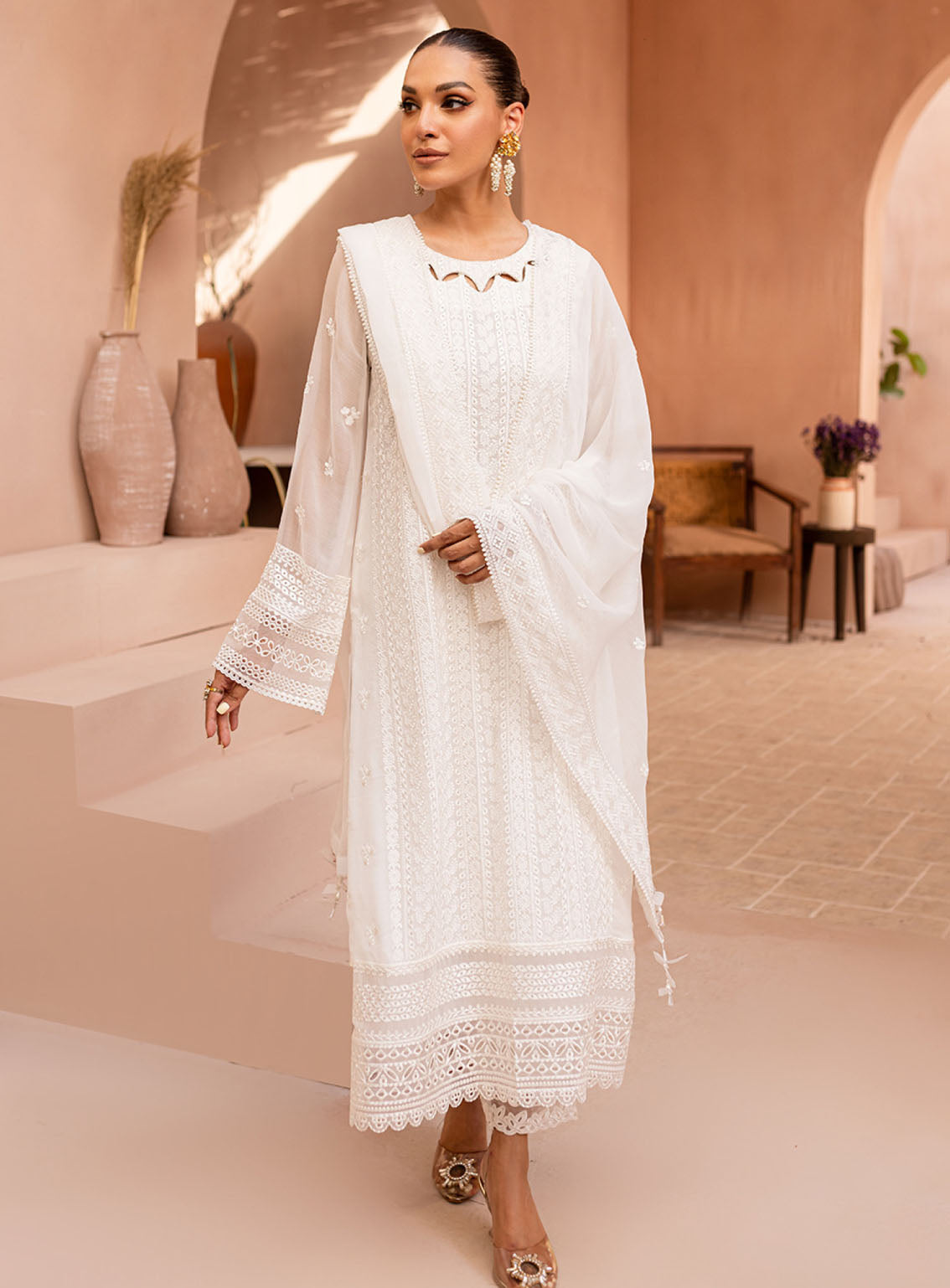 Ensembles By Azure Embroidered Chiffon Suits Unstitched 3 Piece - AZU24ESF RAES-066 ROYAL ALLURE Ensembles By Azure Embroidered Chiffon Suits Unstitched 3 Piece - AZU24ESF RAES-066 ROYAL ALLURE