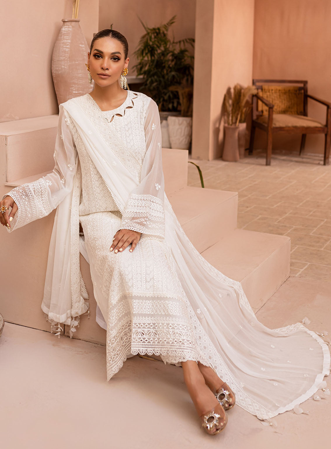 Ensembles By Azure Embroidered Chiffon Suits Unstitched 3 Piece - AZU24ESF RAES-066 ROYAL ALLURE Ensembles By Azure Embroidered Chiffon Suits Unstitched 3 Piece - AZU24ESF RAES-066 ROYAL ALLURE