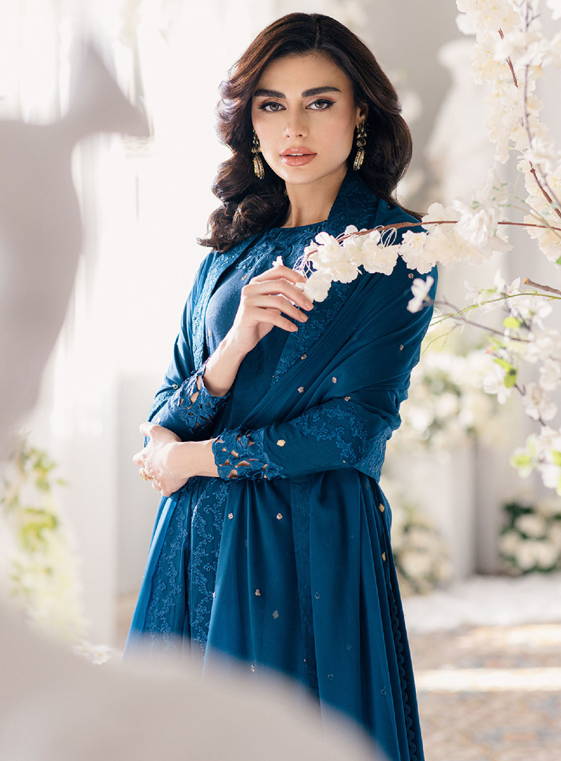Ensembles By Azure Embroidered Jacquard Lawn Suits Unstitched 3 Piece - AZU24EJL AEGEAN BREEZE Ensembles By Azure Embroidered Jacquard Lawn Suits Unstitched 3 Piece - AZU24EJL AEGEAN BREEZE