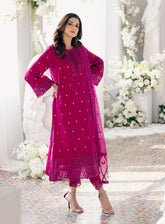 Ensembles By Azure Embroidered Jacquard Lawn Suits Unstitched 3 Piece - AZU24EJL PETUNIA PLUM