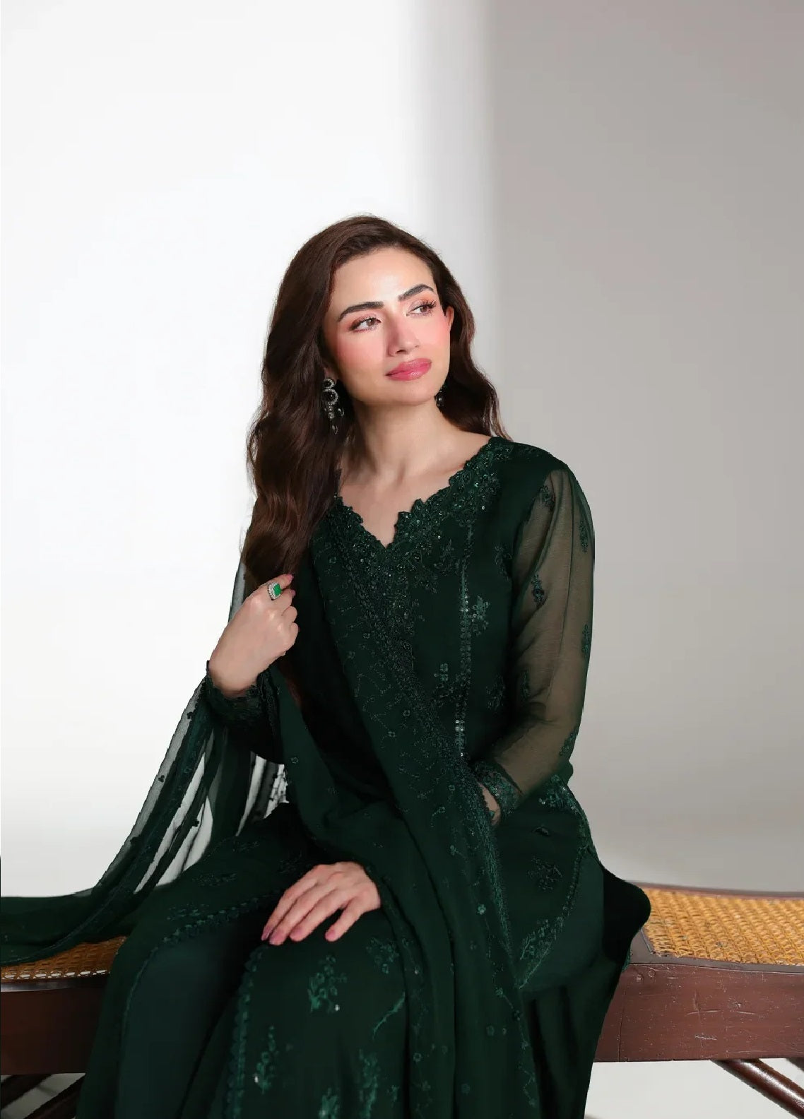 Ensembles By Azure Festive Embroidered Chiffon 3 Piece Unstitched Suit AZU26EF D-03 LEENA Ensembles By Azure Festive Embroidered Chiffon 3 Piece Unstitched Suit AZU26EF D-03 LEENA