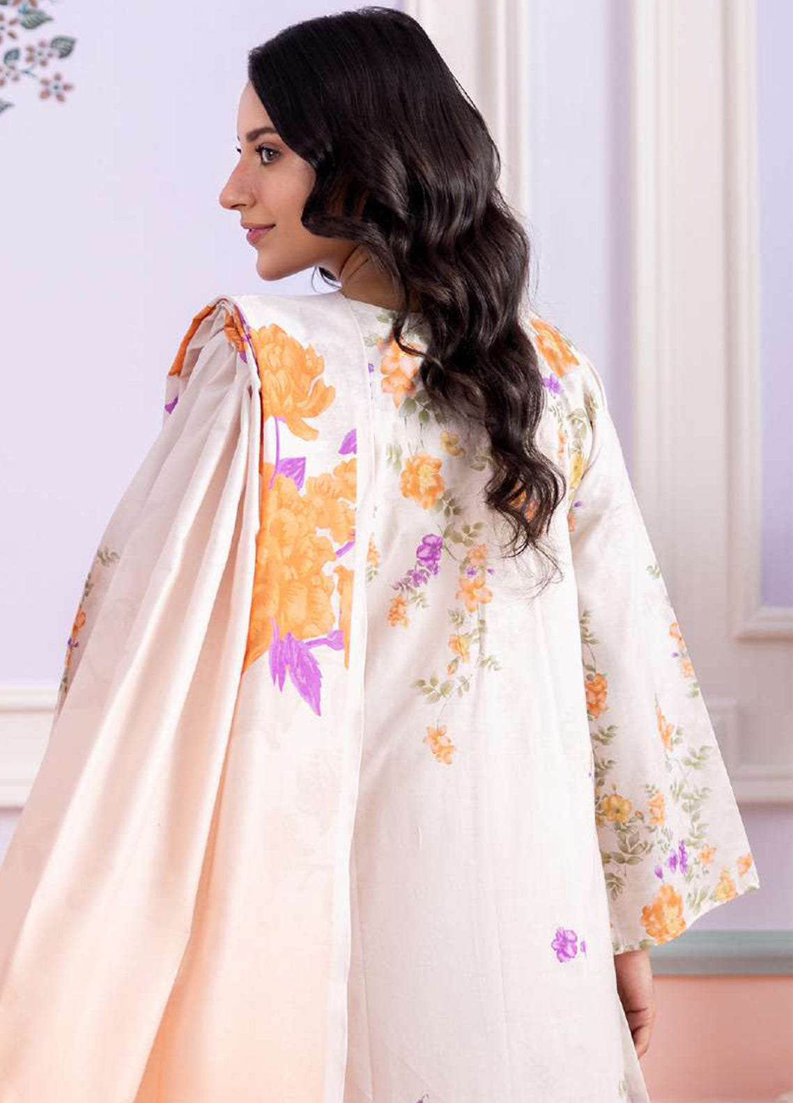 Essentail By Zellbury Printed Lawn 3 Piece Unstitched Suit WUS26X30889 Essentail By Zellbury Printed Lawn 3 Piece Unstitched Suit WUS26X30889