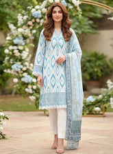 Essential By LSM Lakhany Embroidered Lawn 3 Piece Unstitched Suit LSM26EELV2 D-LG-MM-1032