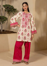 Essential By Zellbury Embroidered Lawn 2 Piece Unstitched Shirt & Trouser WUS26E20409