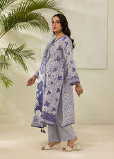 Essential By Zellbury Embroidered Lawn 3 Piece Unstitched Suit WUS26E30442