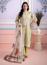 Essential By Zellbury Embroidered Lawn 3 Piece Unstitched Suit WUS26E30444