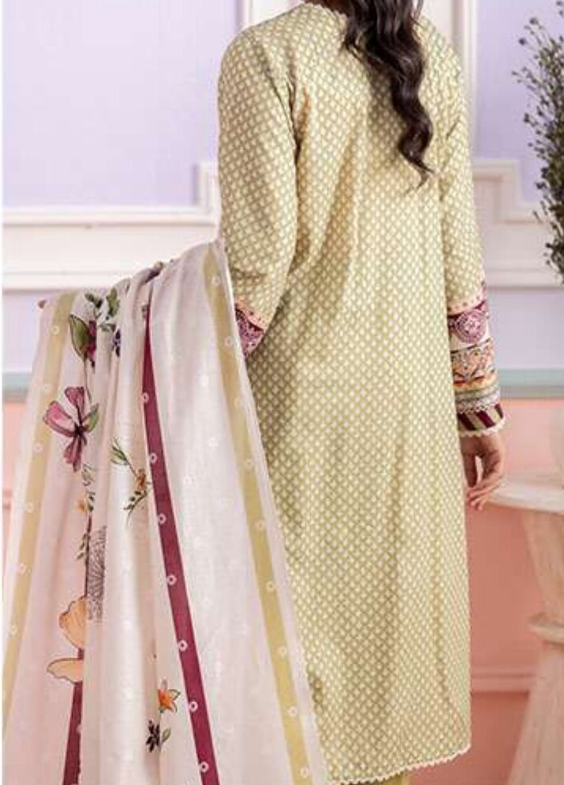 Essential By Zellbury Embroidered Lawn 3 Piece Unstitched Suit WUS26E30444 Essential By Zellbury Embroidered Lawn 3 Piece Unstitched Suit WUS26E30444