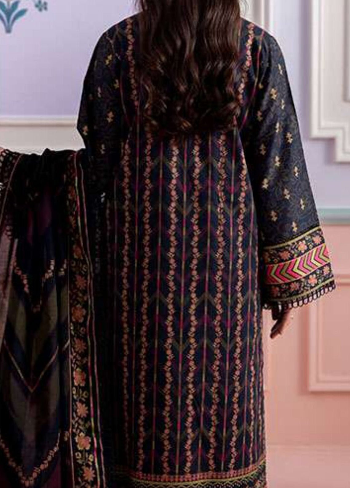 Essential By Zellbury Embroidered Lawn 3 Piece Unstitched Suit WUS26E30495 Essential By Zellbury Embroidered Lawn 3 Piece Unstitched Suit WUS26E30495