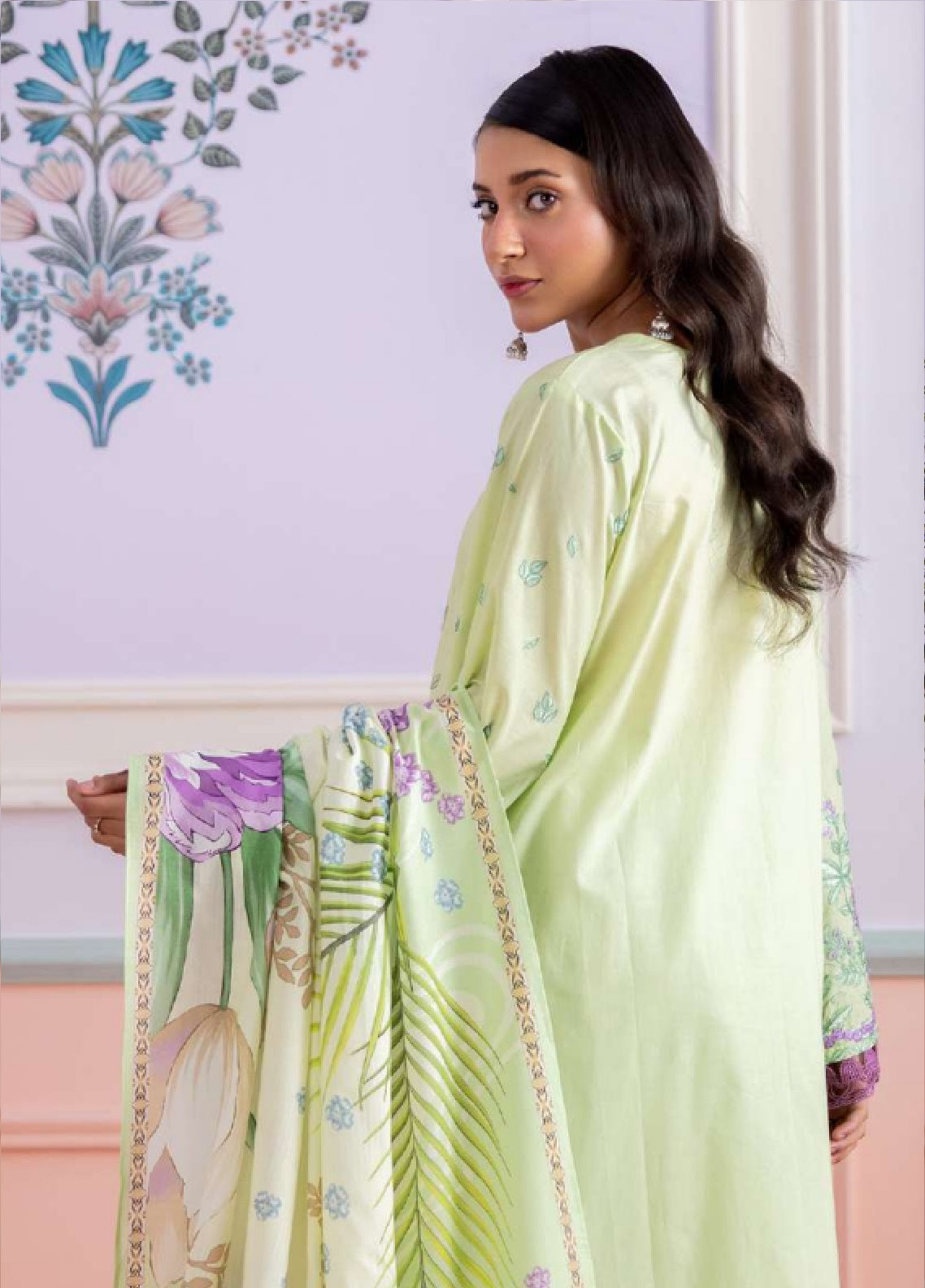 Essential By Zellbury Embroidered Lawn 3 Piece Unstitched Suit WUS26E30506 Essential By Zellbury Embroidered Lawn 3 Piece Unstitched Suit WUS26E30506