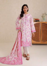 Essential By Zellbury Embroidered Lawn 3 Piece Unstitched Suit WUS26E30561