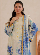 Essential By Zellbury Embroidered Lawn 3 Piece Unstitched Suit WUS26E30705