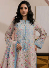 Essential By Zellbury Printed Lawn 3 Piece Unstitched Suit WUS26X30891