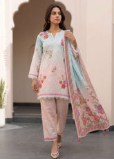 Essential By Zellbury Printed Lawn 3 Piece Unstitched Suit WUS26X31032