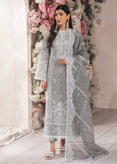 Eudora By Ayzel Embroidered Lawn Unstitched 3 Piece Suit - ABA24EL 01 ARANA