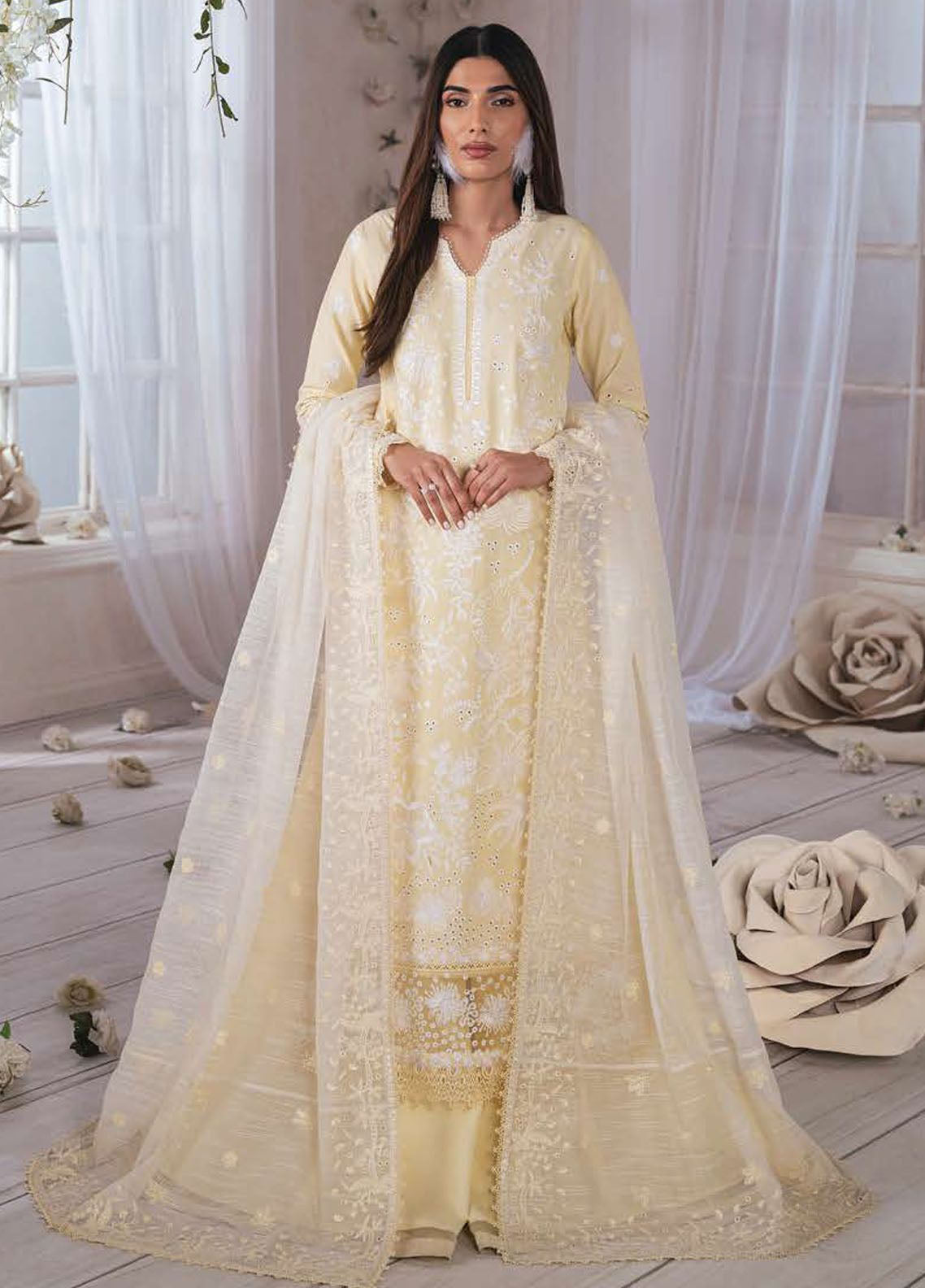 Eudora By Ayzel Embroidered Lawn Unstitched 3 Piece Suit - ABA24EL 02 AUREL Eudora By Ayzel Embroidered Lawn Unstitched 3 Piece Suit - ABA24EL 02 AUREL