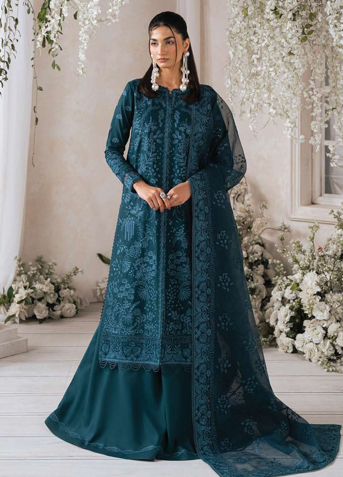 Eudora By Ayzel Embroidered Lawn Unstitched 3 Piece Suit - ABA24EL 06 DENIZ Eudora By Ayzel Embroidered Lawn Unstitched 3 Piece Suit - ABA24EL 06 DENIZ