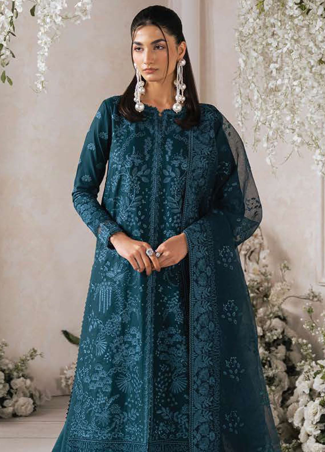 Eudora By Ayzel Embroidered Lawn Unstitched 3 Piece Suit - ABA24EL 06 DENIZ Eudora By Ayzel Embroidered Lawn Unstitched 3 Piece Suit - ABA24EL 06 DENIZ